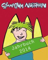 Titelbild des Jahrbuchs 2014 des Gymnasiums Nordhorn